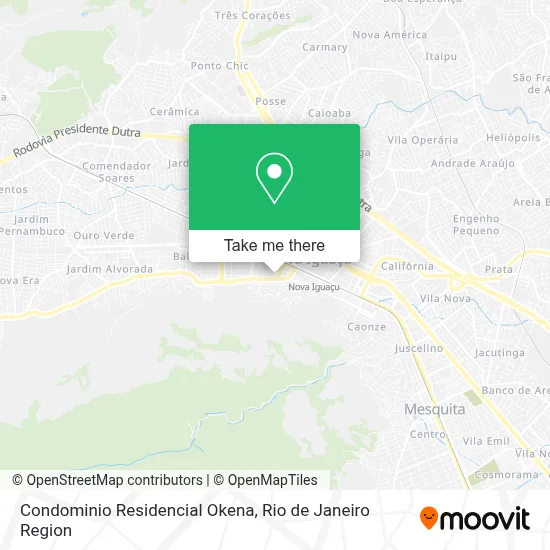 Condominio Residencial Okena map