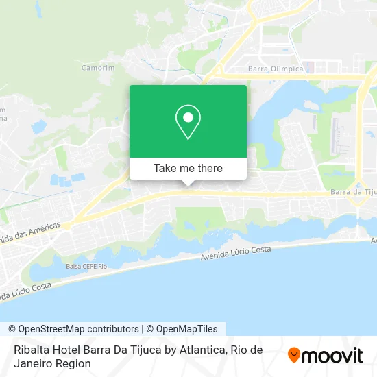 Ribalta Hotel Barra Da Tijuca by Atlantica map