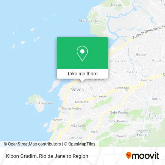Kibon Gradim map