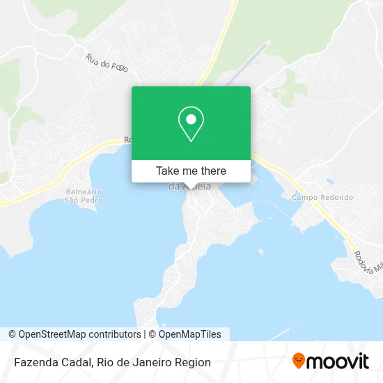 Fazenda Cadal map