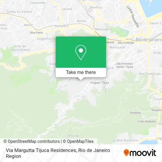 Via Margutta Tijuca Residences map