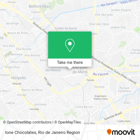 Ione Chocolates map