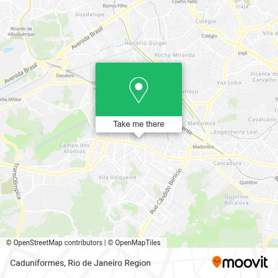 Caduniformes map