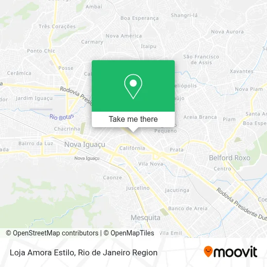 Loja Amora Estilo map