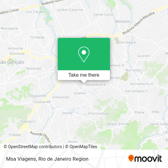 Msa Viagens map
