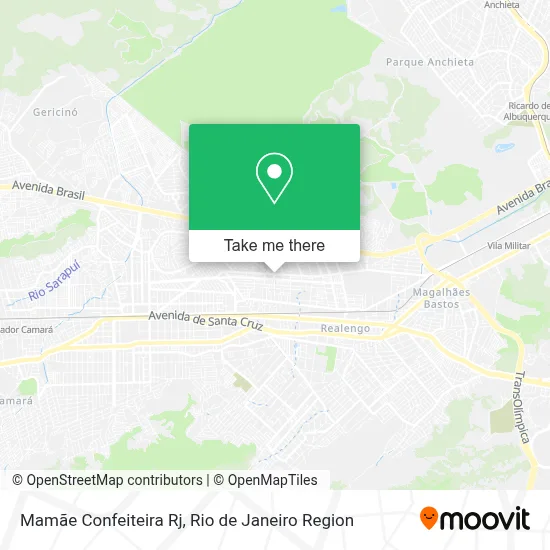 Mamãe Confeiteira Rj map