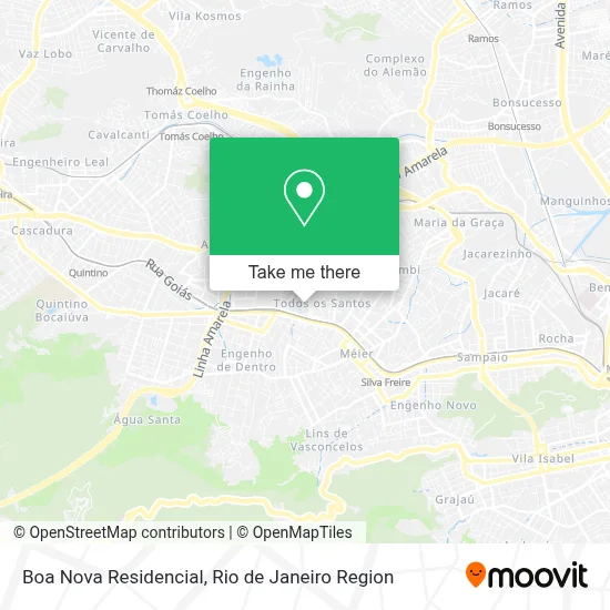 Boa Nova Residencial map