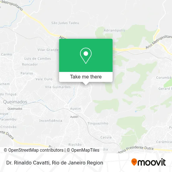 Dr. Rinaldo Cavatti map