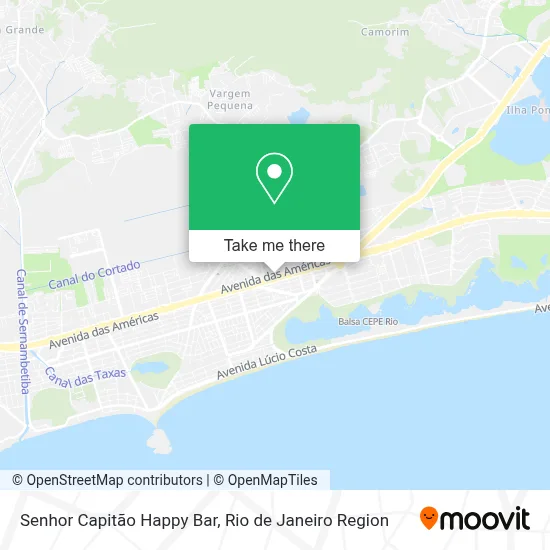 Senhor Capitão Happy Bar map