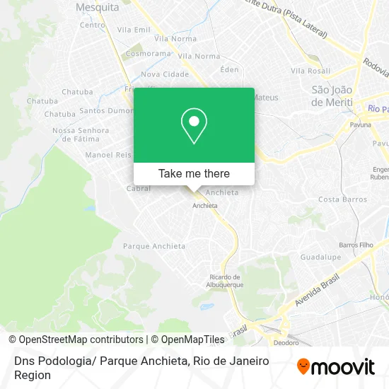 Dns Podologia/ Parque Anchieta map