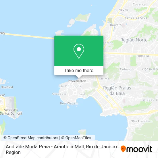 Andrade Moda Praia - Arariboia Mall map