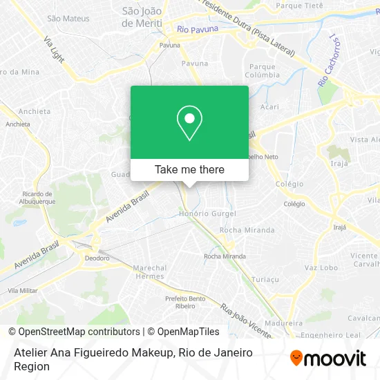 Atelier Ana Figueiredo Makeup map