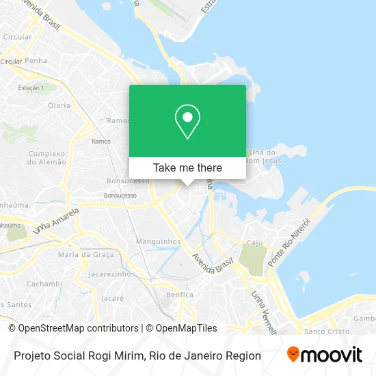 Projeto Social Rogi Mirim map