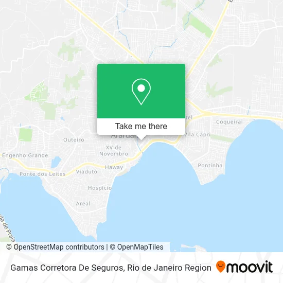Gamas Corretora De Seguros map