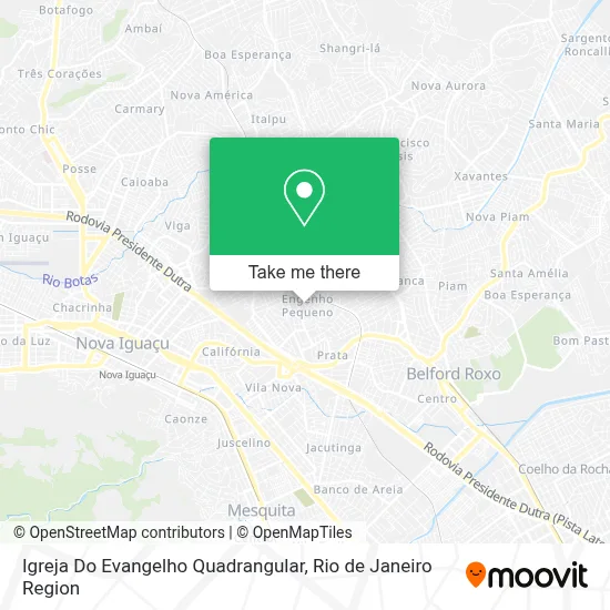 Igreja Do Evangelho Quadrangular map