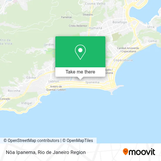 Nôa Ipanema map