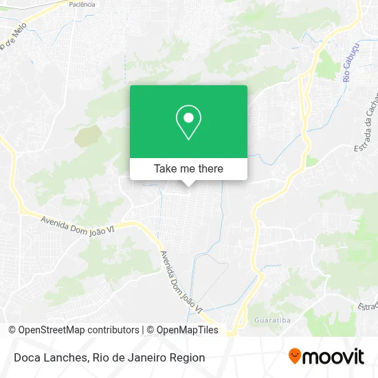 Doca Lanches map