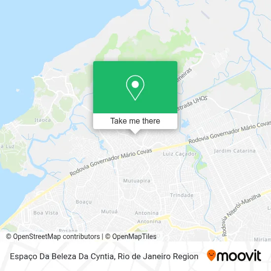 Espaço Da Beleza Da Cyntia map