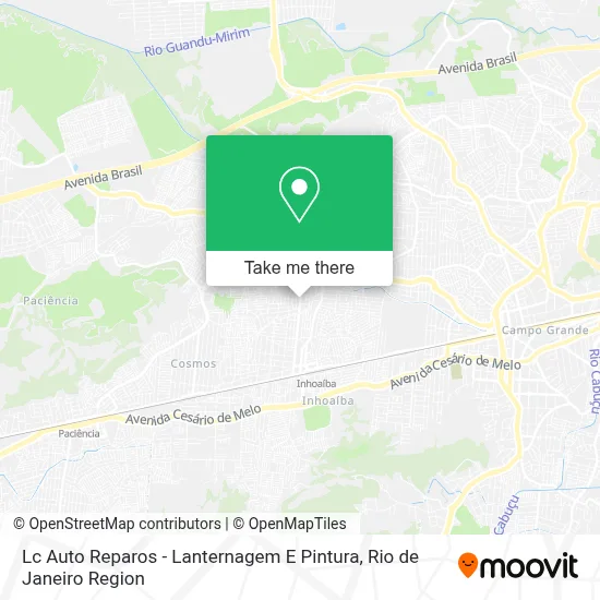 Lc Auto Reparos - Lanternagem E Pintura map