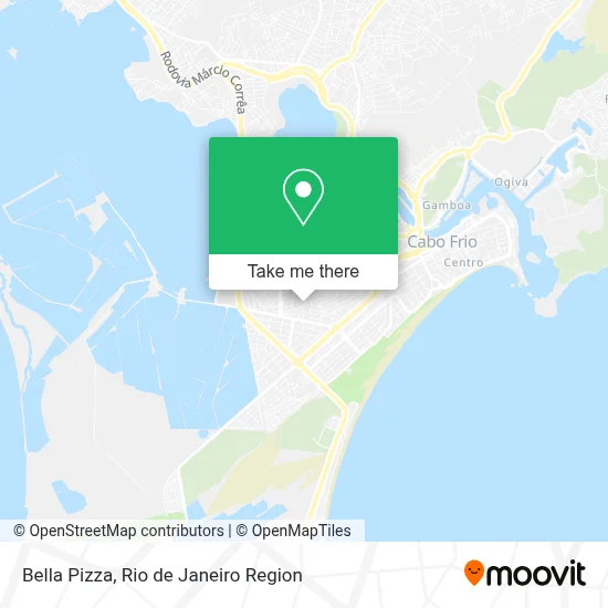 Bella Pizza map
