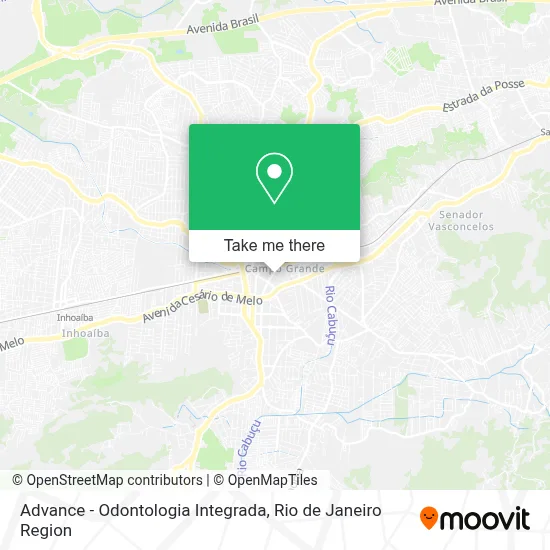 Advance - Odontologia Integrada map