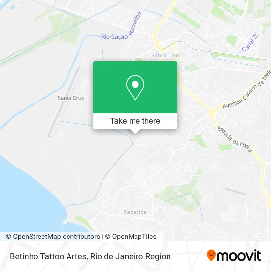 Betinho Tattoo Artes map