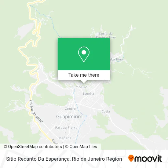 Sítio Recanto Da Esperança map