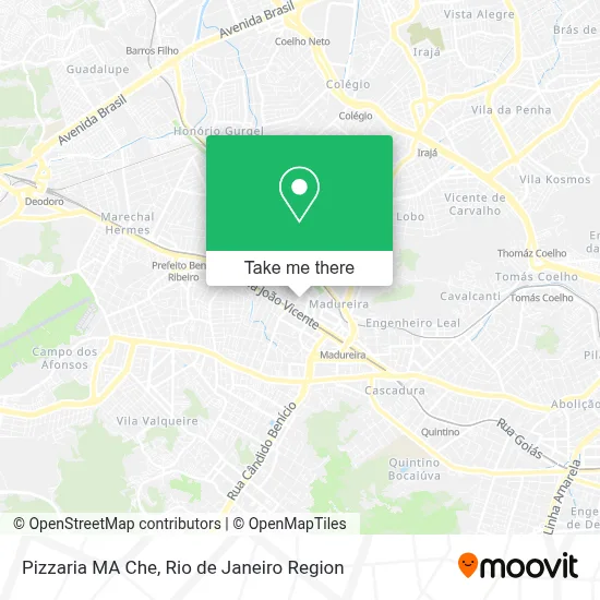 Pizzaria MA Che map
