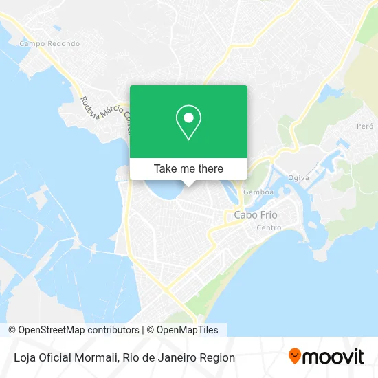 Loja Oficial Mormaii map