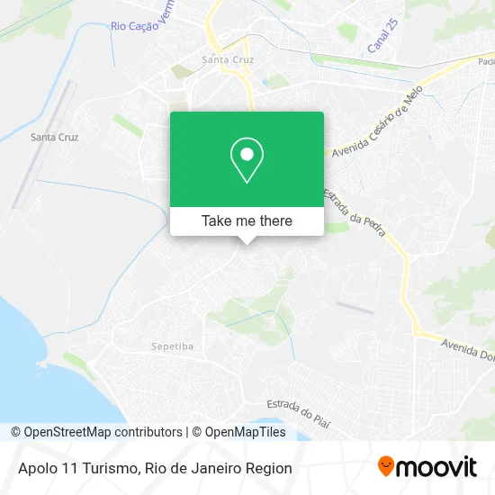 Apolo 11 Turismo map