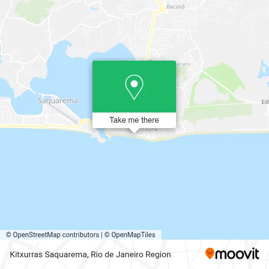 Kitxurras Saquarema map
