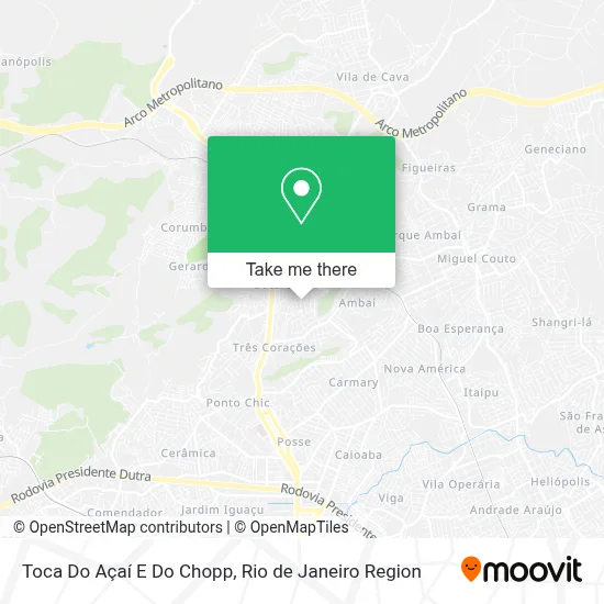 Toca Do Açaí E Do Chopp map