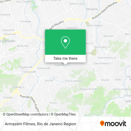 Armazém Filmes map