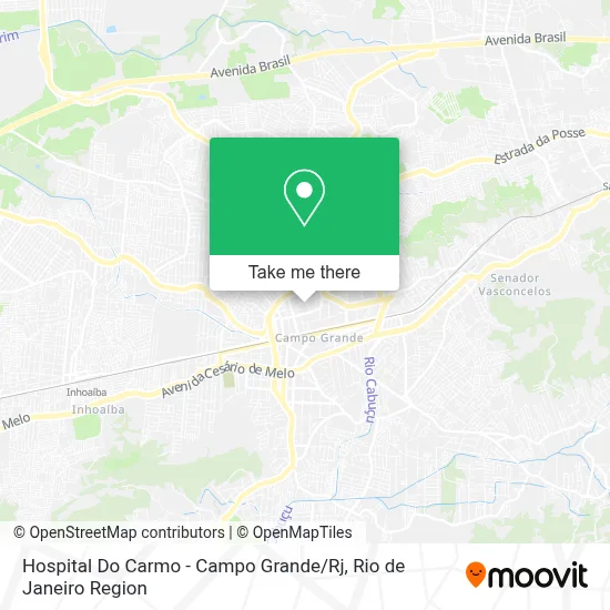 Hospital Do Carmo - Campo Grande / Rj map