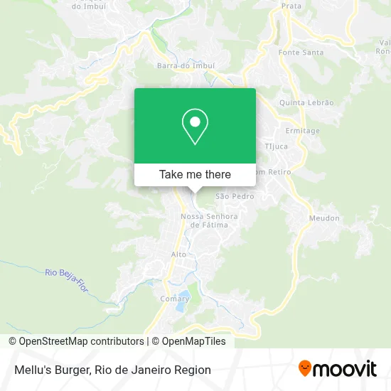 Mellu's Burger map