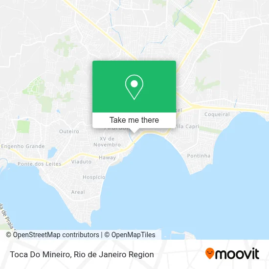 Toca Do Mineiro map