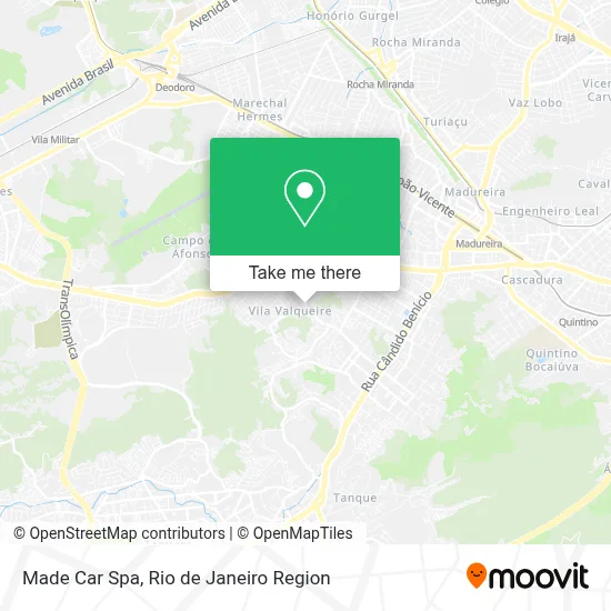 Made Car Spa map