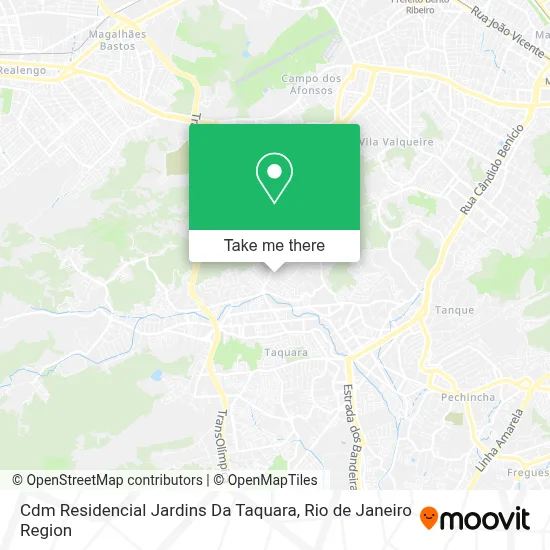 Cdm Residencial Jardins Da Taquara map