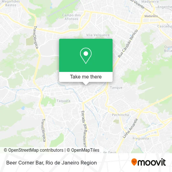 Beer Corner Bar map