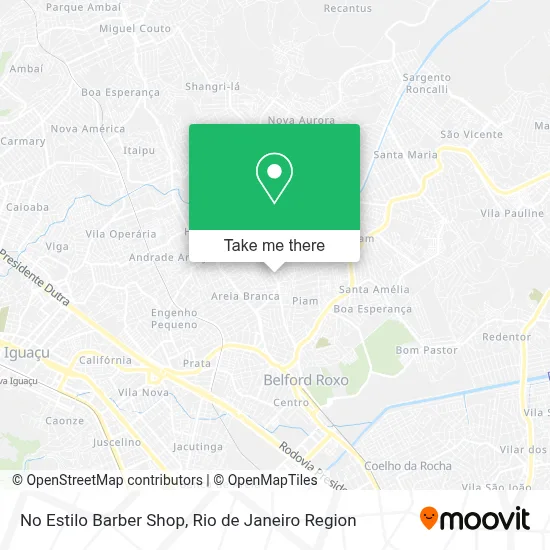 No Estilo Barber Shop map