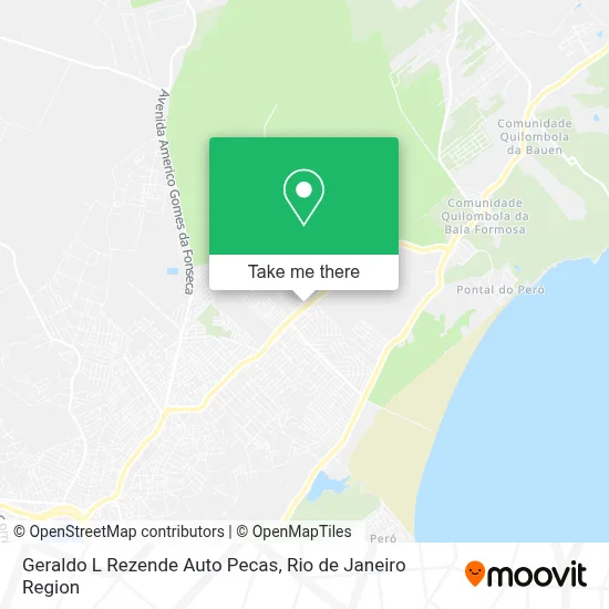 Geraldo L Rezende Auto Pecas map