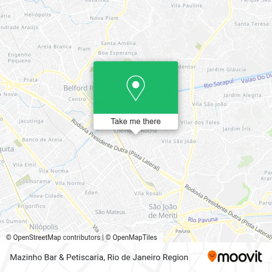 Mazinho Bar & Petiscaria map