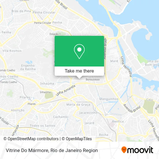 Vitrine Do Mármore map