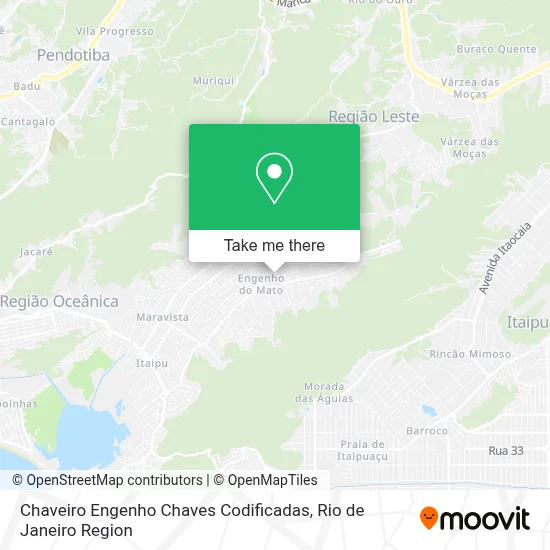 Chaveiro Engenho Chaves Codificadas map