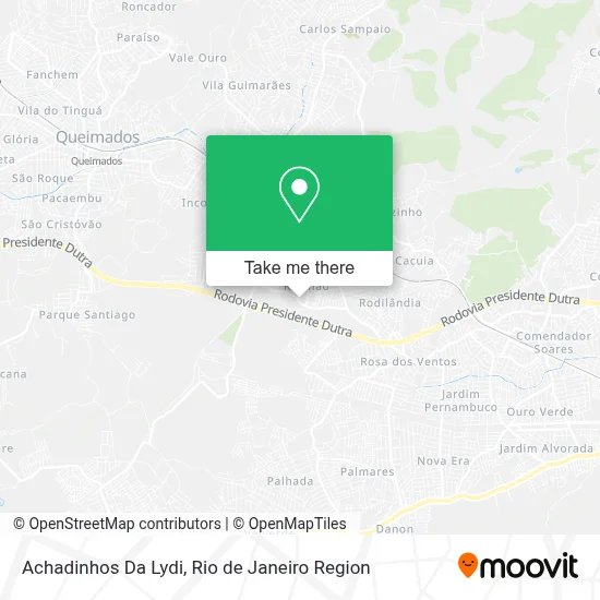 Achadinhos Da Lydi map