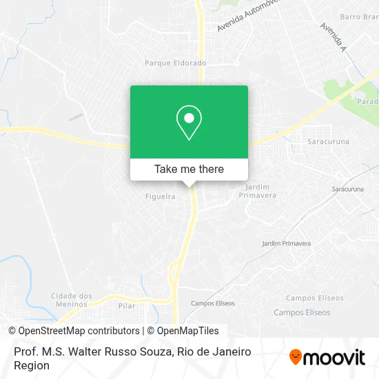 Prof. M.S. Walter Russo Souza map