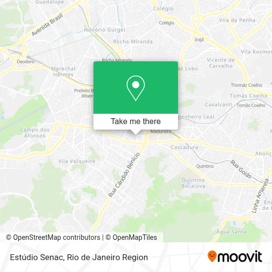 Estúdio Senac map