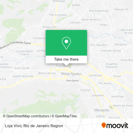 Loja Vivo map