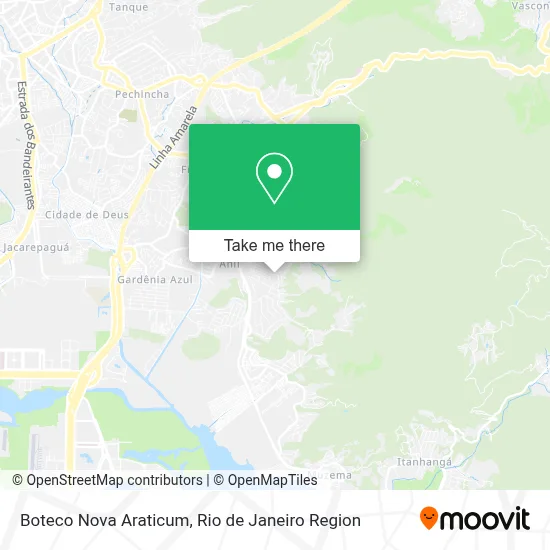 Boteco Nova Araticum map
