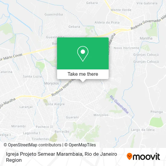 Igreja Projeto Semear Marambaia map